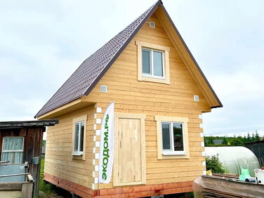 Баня из бруса 6х4м с мансардой