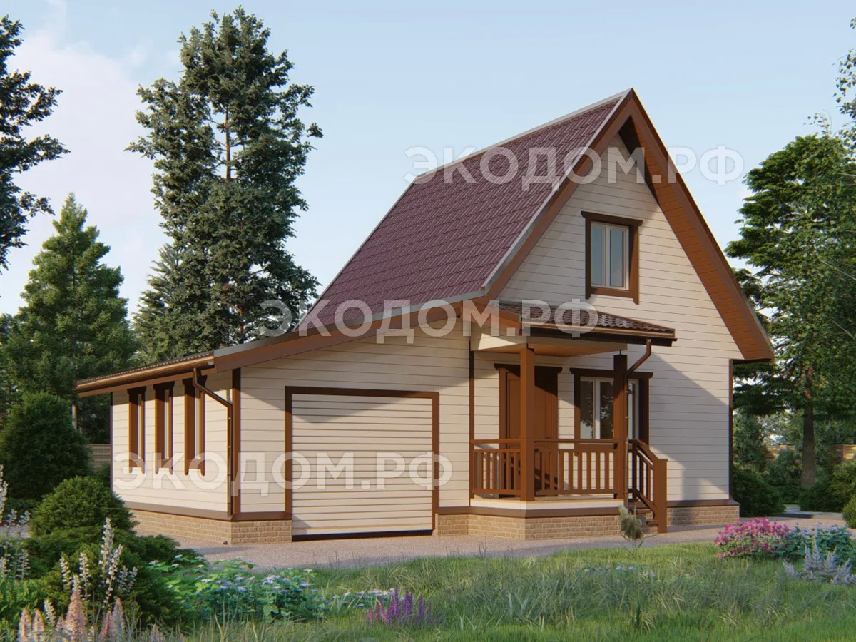 Дом 10x6 - дом из бруса 10х6